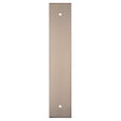 200 X 40MM SQUARE CABINET HARDWARE BACKPLATE 160MM C/C - SATIN NICKEL - EACH