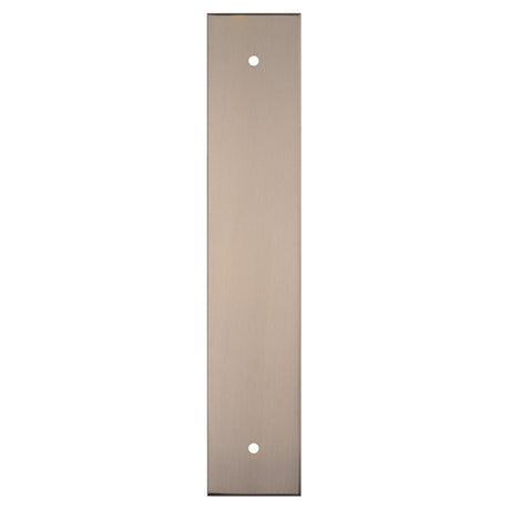 200 X 40MM SQUARE CABINET HARDWARE BACKPLATE 160MM C/C - SATIN NICKEL - EACH