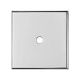 40 X 40MM SQUARE CABINET HARDWARE BACKPLATE - POLISHED CHROME - EACH