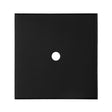 40 X 40MM SQUARE CABINET HARDWARE BACKPLATE - MATT BLACK - EACH