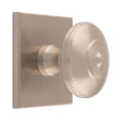 32MM ANDERSON KNOB ON SQUARE BACKPLATE - SATIN NICKEL - SET