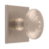 32MM ANDERSON KNOB ON SQUARE BACKPLATE - SATIN NICKEL - SET
