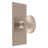 32MM ANDERSON KNOB ON SQUARE BACKPLATE - SATIN NICKEL - SET