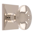 38MM ANDERSON KNOB ON SQUARE BACKPLATE - POLISHED NICKEL - SET