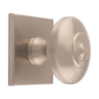 38MM ANDERSON KNOB ON SQUARE BACKPLATE - SATIN NICKEL - SET