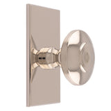 42MM ANDERSON KNOB ON SQUARE BACKPLATE - POLISHED NICKEL - SET