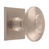 42MM ANDERSON KNOB ON SQUARE BACKPLATE - SATIN NICKEL - SET
