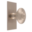 42MM ANDERSON KNOB ON SQUARE BACKPLATE - SATIN NICKEL - SET