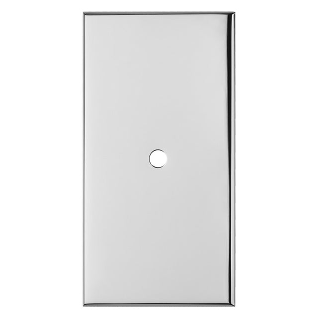 76 X 40MM SQUARE CABINET HARDWARE BACKPLATE - POLISHED CHROME - EACH