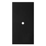 76 X 40MM SQUARE CABINET HARDWARE BACKPLATE - MATT BLACK - EACH