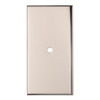 76 X 40MM SQUARE CABINET HARDWARE BACKPLATE - POLISHED NICKEL - EACH