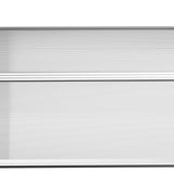 Outsunny Front Door Canopy, Outdoor Awning, 200 x 96cm Rain Shelter for Window, Porch and Front/Back Door, Clear