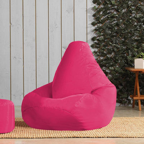 Highback Gamer Beanbag Indoor-Outdoor by Veeva® - Pink | Bean Bag Only