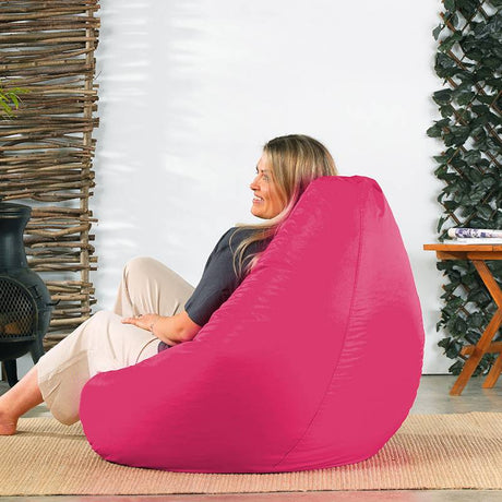 Highback Gamer Beanbag Indoor-Outdoor by Veeva® - Pink | Bean Bag Only