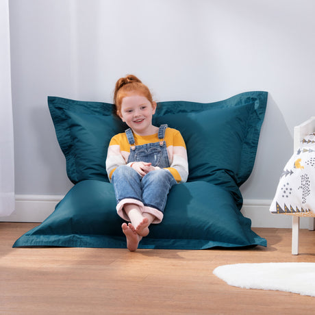 Kids Floor Cushion Indoor-Outdoor - Teal