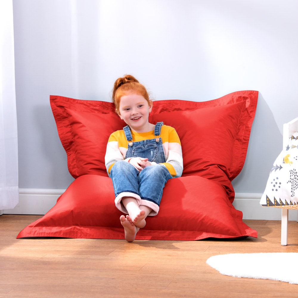 Kids Floor Cushion Indoor-Outdoor - Red