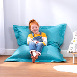 Kids Floor Cushion Indoor-Outdoor - Aqua