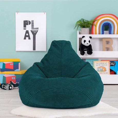 Kids Dalton Cord Bean Bag Pod - Teal