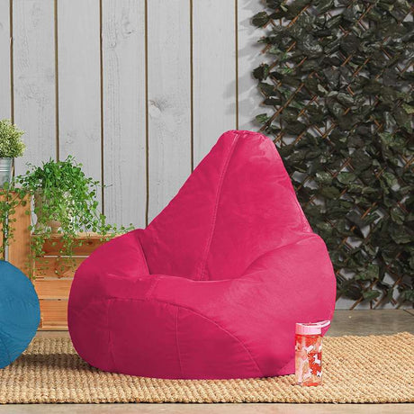 Kids High Back Bean Bag Pod Indoor-Outdoor by Veeva® - Pink