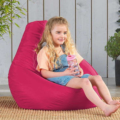 Kids High Back Bean Bag Pod Indoor-Outdoor by Veeva® - Pink