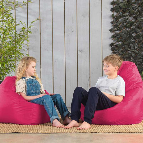 Kids High Back Bean Bag Pod Indoor-Outdoor by Veeva® - Pink