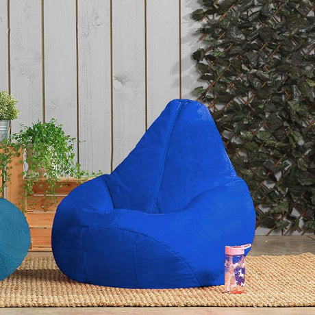 Kids High Back Bean Bag Pod Indoor-Outdoor by Veeva® - Blue