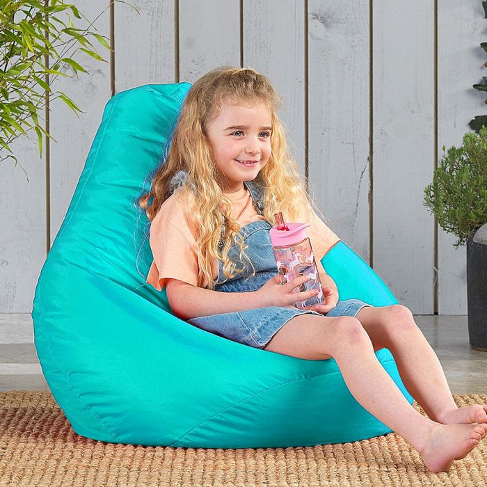 Kids Bean Bag Pod Indoor-Outdoor - Aqua