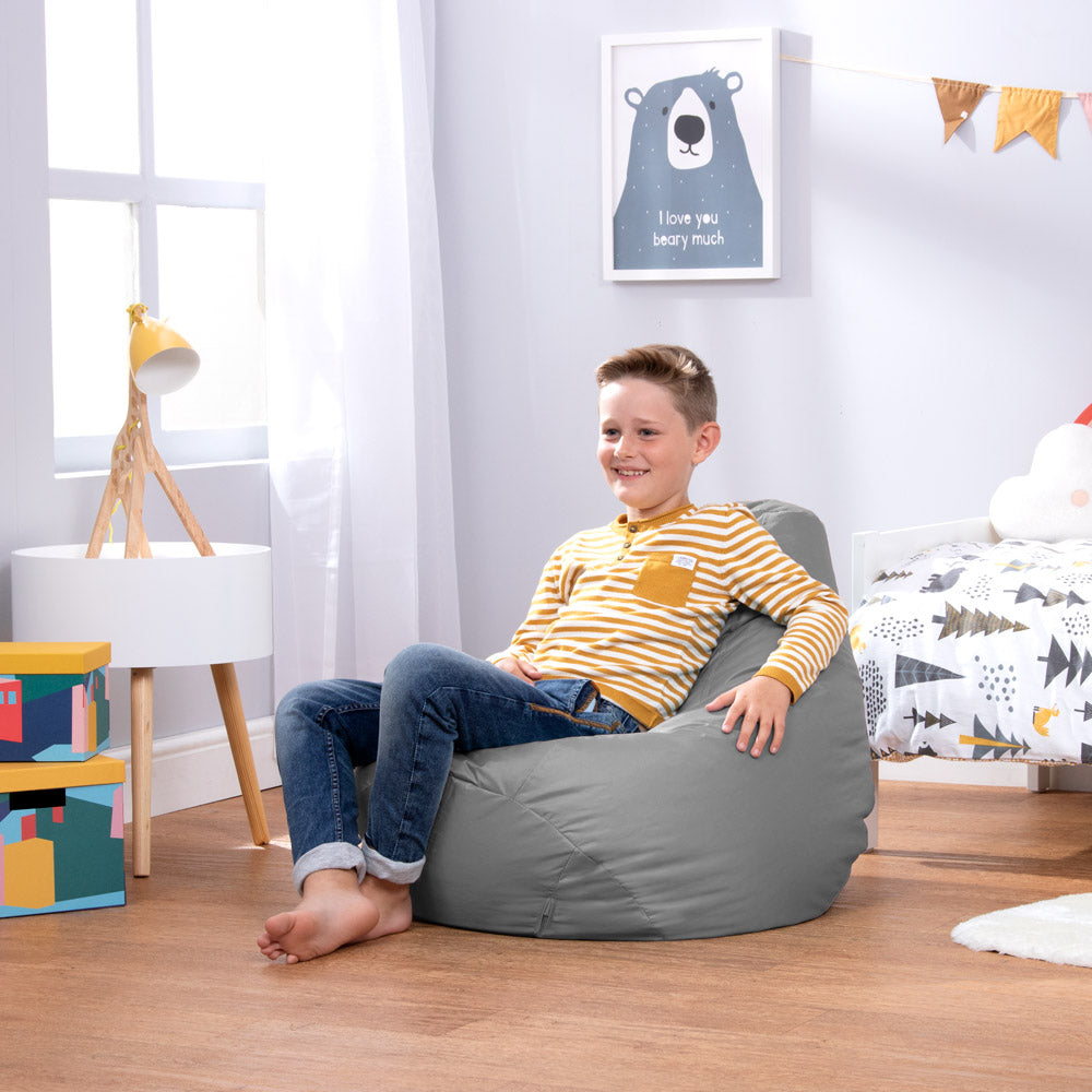 Kids Bean Bag Pod Indoor-Outdoor - Grey