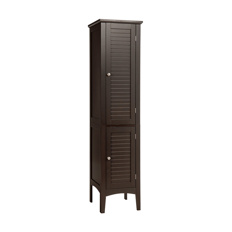 Freestanding Bathroom Storage Cabinet for Kitchen and Living Room-Brown