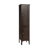 Freestanding Bathroom Storage Cabinet for Kitchen and Living Room-Brown