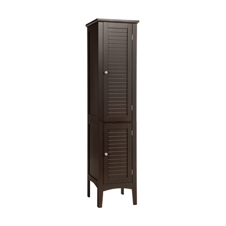 Freestanding Bathroom Storage Cabinet for Kitchen and Living Room-Brown