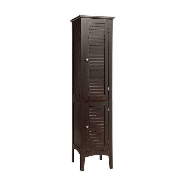 Freestanding Bathroom Storage Cabinet for Kitchen and Living Room-Brown