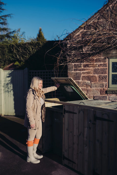 DELUXE TRIPLE BIN STORE