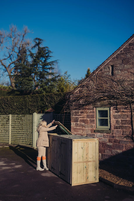 DELUXE TRIPLE BIN STORE