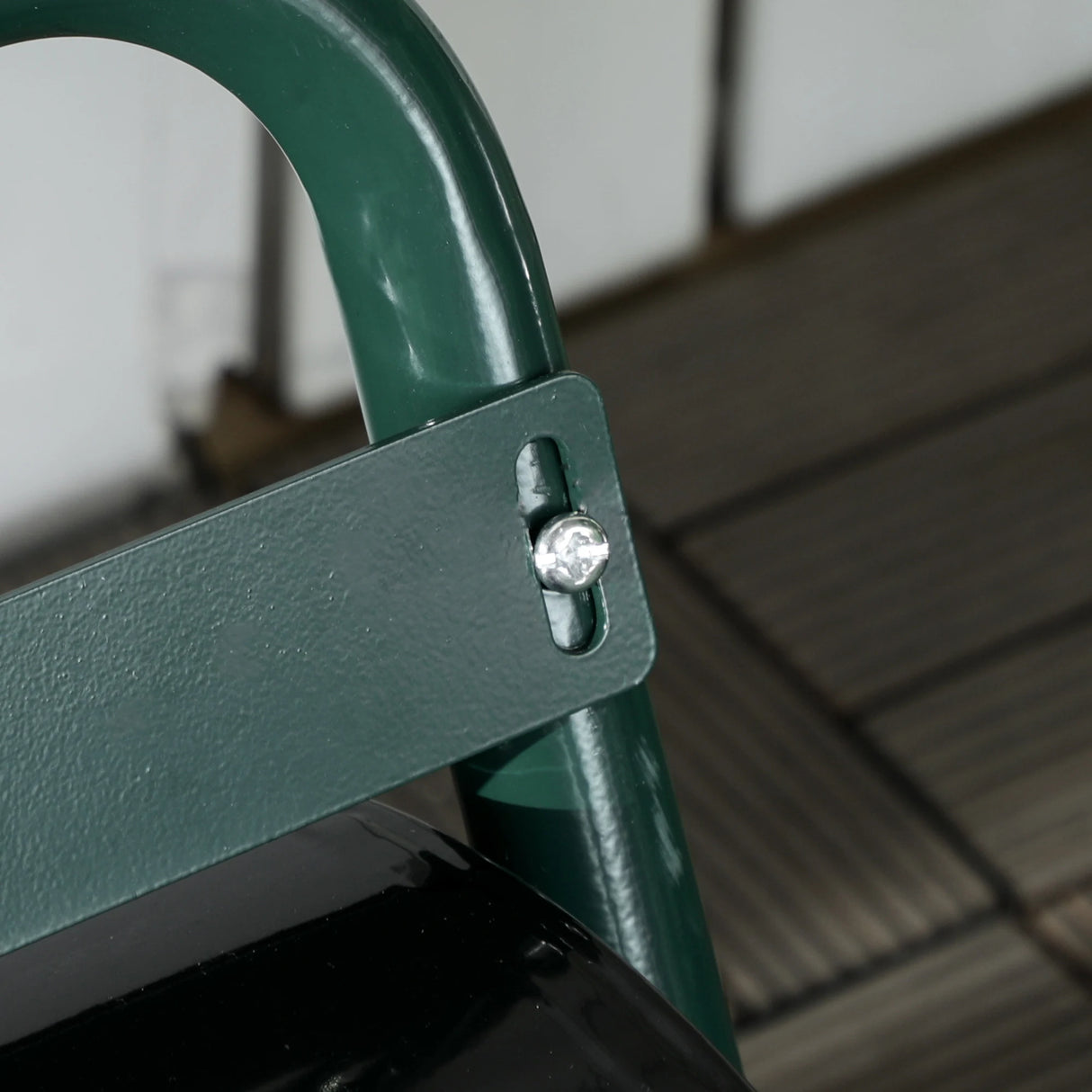 Outsunny 38L Fillable Cylinder Steel Lawn Roller - Dark Green