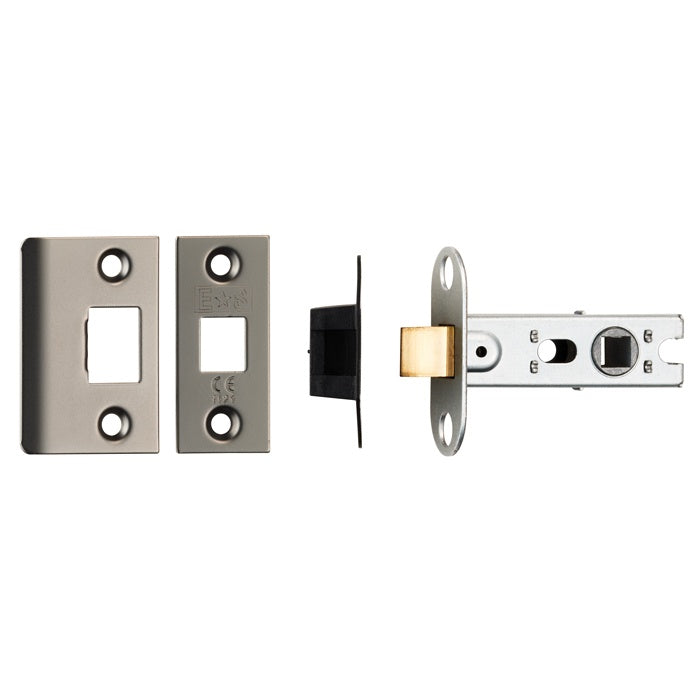 64MM BOLT-THROUGH TUBULAR LATCH - 8MM FOLLOWER - SQUARE_x005F
 - MATT BRONZE - EACH