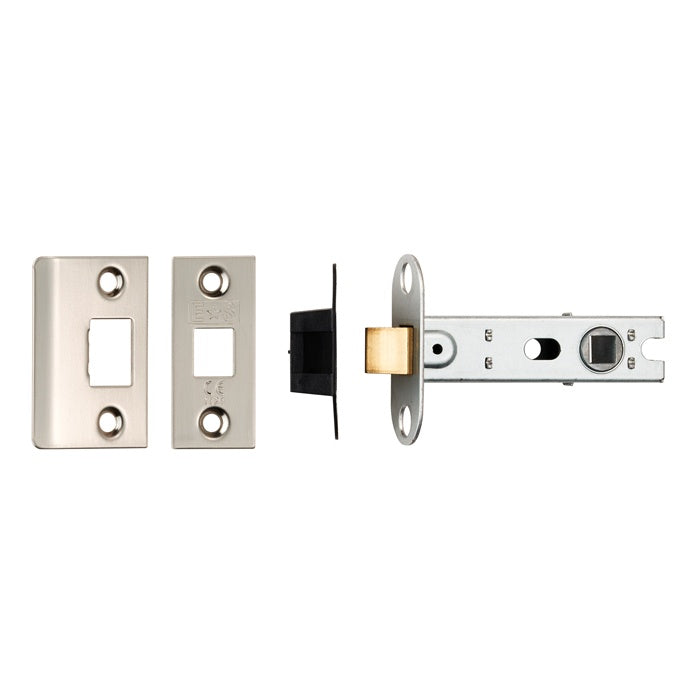 76MM BOLT-THROUGH TUBULAR LATCH - 8MM FOLLOWER - SQUARE_x005F
 - SATIN NICKEL - EACH