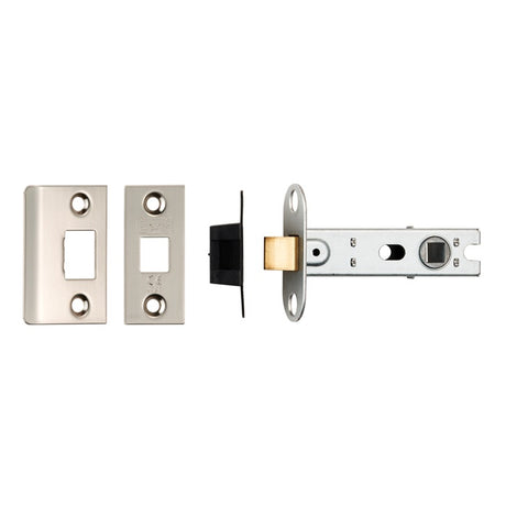 76MM BOLT-THROUGH TUBULAR LATCH - 8MM FOLLOWER - SQUARE_x005F
 - SATIN NICKEL - EACH