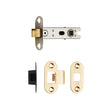 76MM BOLT-THROUGH TUBULAR LATCH - 8MM FOLLOWER - RADIUS_x005F
 - ELECTRO BRASSED - 76mm - EACH
