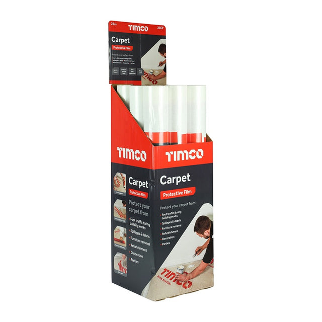 TIMCO Protective Film For Carpet - 25m x 0.6m