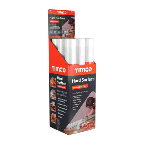 TIMCO Protective Film For Hard Surfaces - 25m x 0.6m