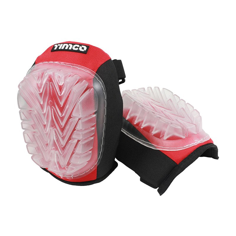 TIMCO Professional Anti-Slip and Anti-Rock Knee Pads with Gel Protection, Velcro Fastening. Pair