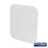 Timloc Access Panel Plastic Clip Fit White - 205 x 205mm