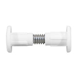 4 x TIMCO Plastic Cabinet Connector Bolts White - 28mm