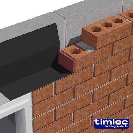 50 x Timloc Cavity Wall Weep Vent White - 65 x 10 x 100mm