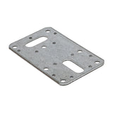 5 x TIMCO Flat Connector Plates Galvanised - 62 x 100
