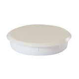 4 x TIMCO Hinge Hole Cover Caps White - 35mm