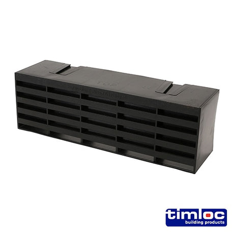 20 x Timloc Airbrick Plastic Black - 215 x 69 x 60mm