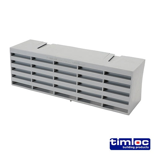 20 x Timloc Airbrick Plastic Grey - 215 x 69 x 60mm