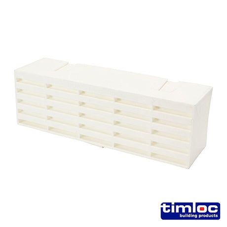 20 x Timloc Airbrick Plastic White - 215 x 69 x 60mm